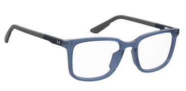 Designer Men Under Armour Eyeglasses: UA 5010 - Blue)2)- SpecSMART Eye Clinic (Diagonal View)